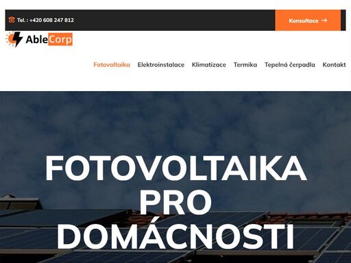 ablecorp & fotovoltaika