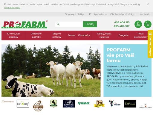 specializovaný obchod – chovatelské potřeby, jezdecké potřeby, hobby program pro chovatele malých a zájmových zvířat. široký sortiment, skvělé ceny, odborné poradenství.