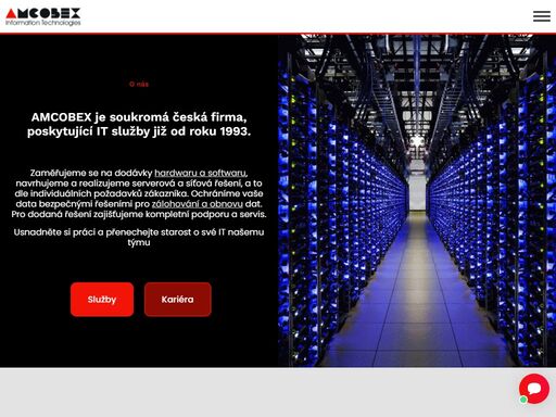 amcobex je soukromá česká firma, poskytující it služby již od roku 1993.