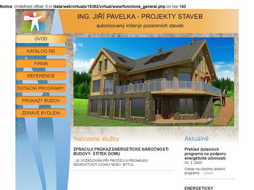 ing. jiří pavelka - projekty staveb nový jičín / 