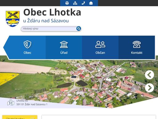 oficiální stránky obce