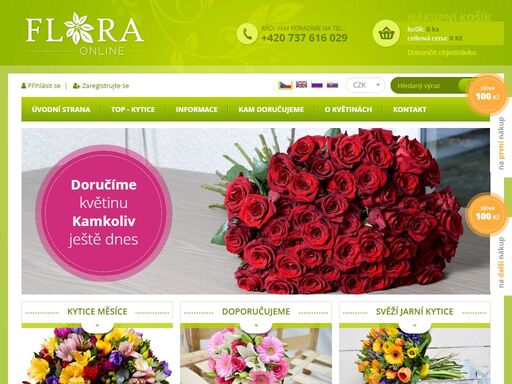 objednejte si květinu ?? online a my ji dovezeme přesně na čas. fungujeme 7 dní v týdnu. vyberte si z více než 200 kytic a vše ostatní zařídíme za vás!