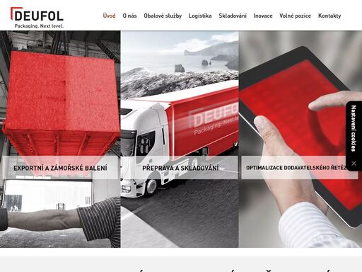 společnost deufol vyrábí exportní a zámořské obaly. zabalíme vše, od součástek po strojí celky. zajišťujeme přepravu a skladování. obraťte se na nás!