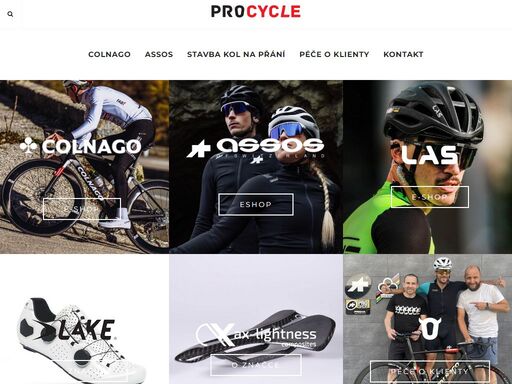 colnago a assos. těmto dvěma značkám věříme, udržujeme široký výběr zboží a o zákazníky se staráme s maximální péčí. najdete nás na adrese kurta konráda 9, praha 9. rád vám poradí mistr čr, petr benčík.
