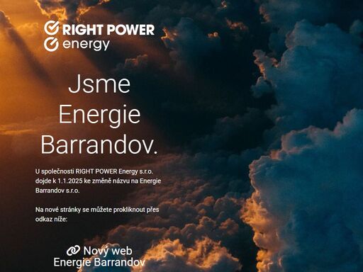 totální optimalizace vašichnákladů za energie domácí fotovoltaická elektrárnaroční úspora až 150.000,-kč na elektrické energii. řešení na klíč, vše za vás vyřídíme.více dodávka elektřiny a plynuelektřina a plyn za velkoobchodní cenu a k tomu ekologicky.více výkup elektřinyvýkup přebytků z vaší fotovoltaické elektrárny za bezkonkurenční ceny.více jsme right power energy váš energetický dodavatel 21. století. klademe hlavní