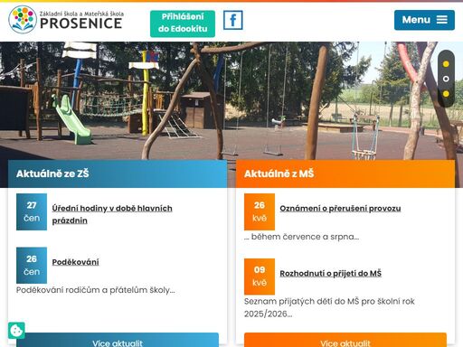 základní škola prosenice je škola pouze s prvním stupněm. pro vzdělávání dětí má veškeré podmínky - materiální vybavení, moderní pomůcky, sportovní areál. nedílnou součástí našeho školského zařízení je školní družina.