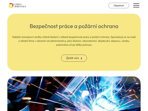 nabízím komplexní služby včetně školení v oblasti bezpečnosti práce a požární ochrany. specializuji se na malé a střední firmy v oborech od administrativy až po těžký průmysl.