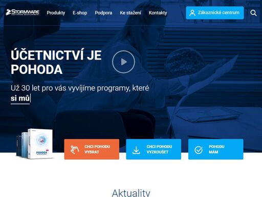 oblíbený účetní program pohoda vhodný pro podnikatele, střední i velkou firmu