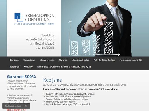 optimalizace procesů ve výrobních firmách, zvyšování ziskovosti a snižování nákladů, brematopron consulting