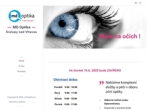 ve čtvrtek 19.6. 2025 bude zavřeno