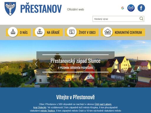 oficiální web obce