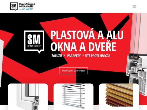 plastová a alu okena a dveře, rolety, žaluzie
