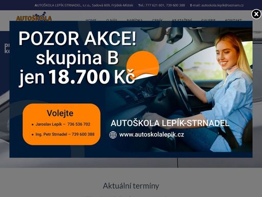  chcete-li získat řidičské oprávnění skupiny a, či b, jste na tom správném místě. svěřte svůj čas do rukou naší autoškoly,zkušený tým instruktorů tvoří ty nejlepší řidiče už přes 20let.