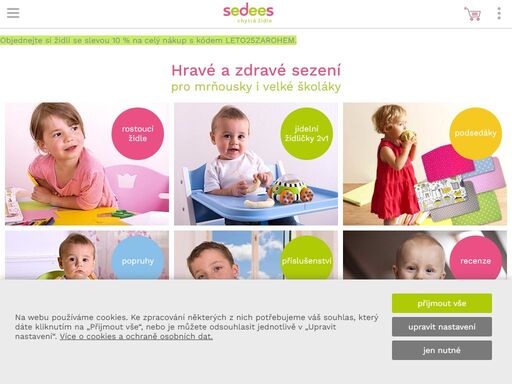 100% česká elegantní rostoucí židle sedees z bukového masivu. hravé a zdravé sezení pro mrňousky i velké školáky. 