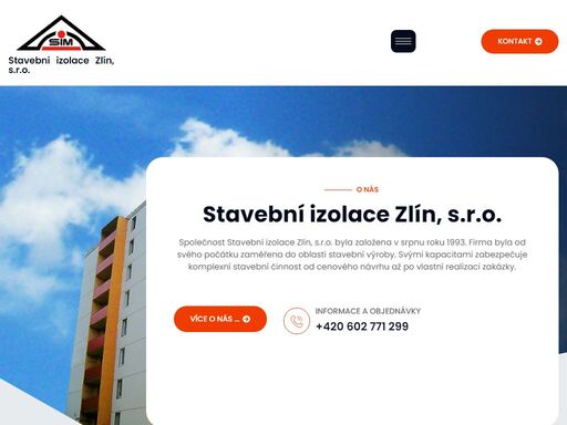 společnost stavební izolace zlín, s.r.o. byla založena v srpnu roku 1993. firma byla od svého počátku zaměřena do oblasti stavební výroby. svými kapacitami