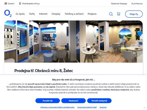 prodejna žatec - tř. obránců míru 8. o2 služby, telefony, zařízení a příslušenství nebo profesionální podpora a spoustu dalšího, to nabízejí všechny naše značkové prodejny.