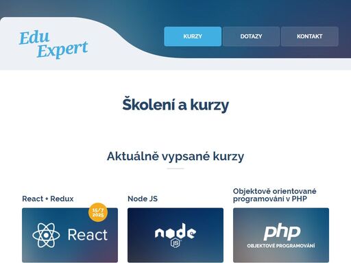 kurzy programovaní jsou určeny především pro webové vývojáře, kteří se chtějí naučit psát čistý kód bez bezpečnostních děr a navrhovat kvalitní webové a mobilní aplikace, které budou mít rádi jak uživatelé, tak i servery a vyhledávače.