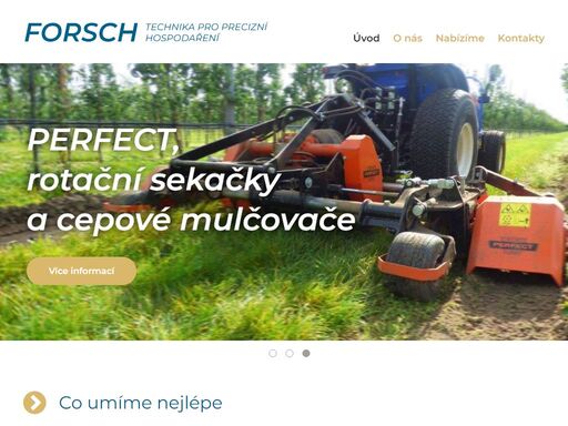 forsch - technika pro ochranu a výživu rostlin zastoupení značek lechler, wanner, perfect, udor a braglia