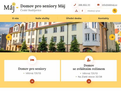 domov pro seniory máj
