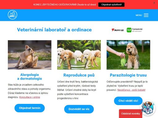 labvet.cz - laboratoř pro veterináře a chovatele