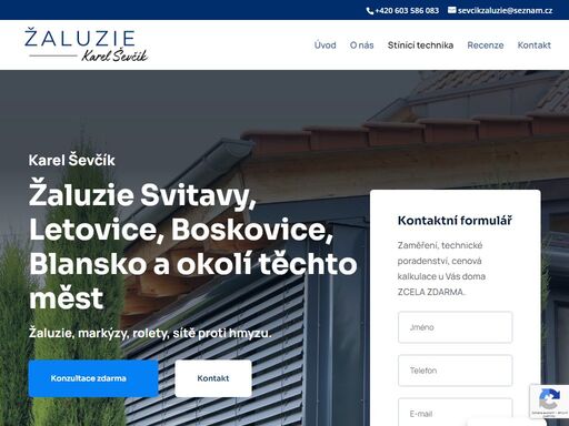 žaluzie karel ševčík svitavy, letovice, boskovice, blansko - široký sortiment stínící techniky (žaluzie, rolety, sítí ad.). nabízím servis a opravy žaluzií.