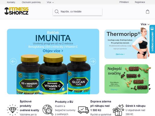 prémiová výživa a doplňky stravy ? kvalita bez kompromisů ? proteinové tyčinky ? koktejly ? kloubní výživa ? veganská výživa ? masážní bandáže thermoripp®