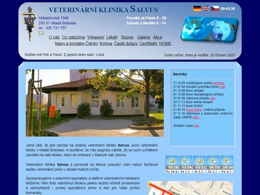 veterinární klinika salvus mladá boleslav