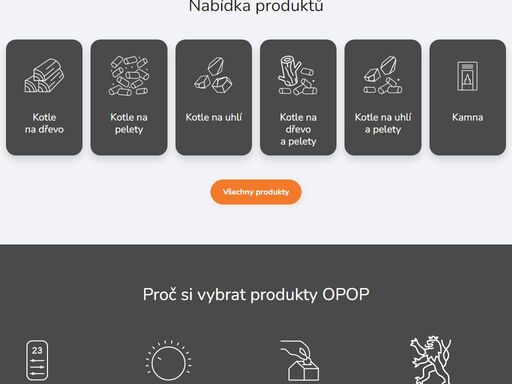 česká společnost opop je výrobce, inovátor a dodavatel kotlů na tuhá paliva do celého světa už od roku 1959.