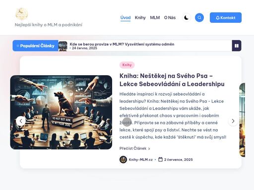 objevte nejlepší knihy o mlm a podnikání. recenze, tipy a doporučení na tituly, které vám pomohou růst v kariéře i osobním rozvoji. knihy-mlm.cz vás inspirují!