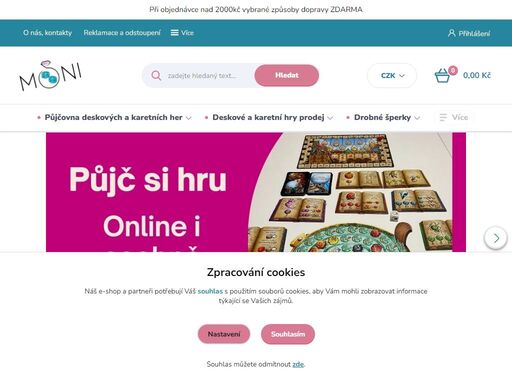 půjč si deskovou hru nebo si ji kup do sbírky! objev krásné šperky, originální dárky a drobnosti, které potěší tebe i tvé blízké. monisvet.cz – svět plný radosti a překvapení!