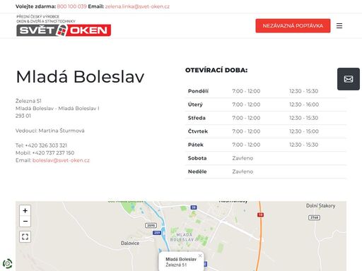 pobočka společnosti svět oken mladá boleslav nabízí do konce měsíce se slevou plastová okna, plastové dveře, hliníková okna, hliníkové dveře, garážová vrata, balkóny a lodžie a stínící techniku.