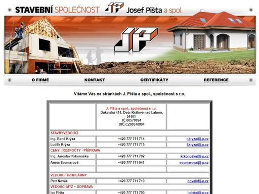 j. pišta a spol., společnost s r.o.