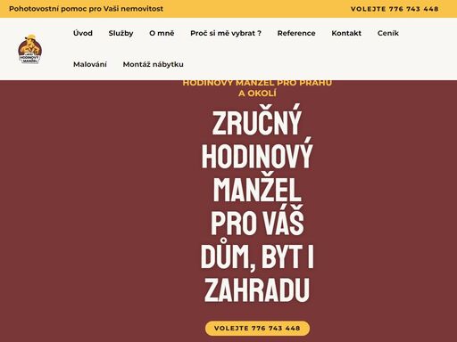 hodinový manžel lukáš, spolehlivý řemeslník pro opravy, montáže, údržbu, malování a mnoho dalšího. rychlá a dostupná pomoc za dostupné ceny.