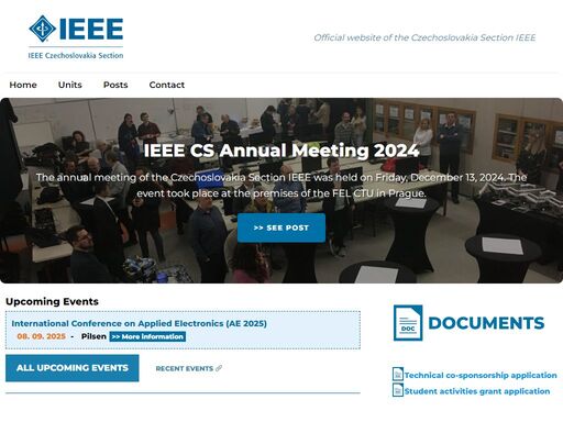 oficiální web československé sekce ieee
