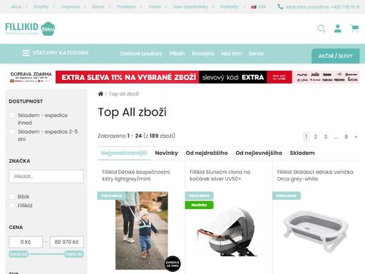 firma fillikid se sídlem v rakouskem salzburku se zaměřuje na kompletní nabídku kojeneckého a dětského sortimentu.