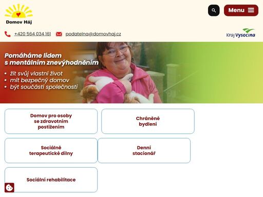 naším cílem je, aby mohli lidé se zdravotním handicapem žít běžný život v přirozeném prostředí obcí. zjistěte o nás více.