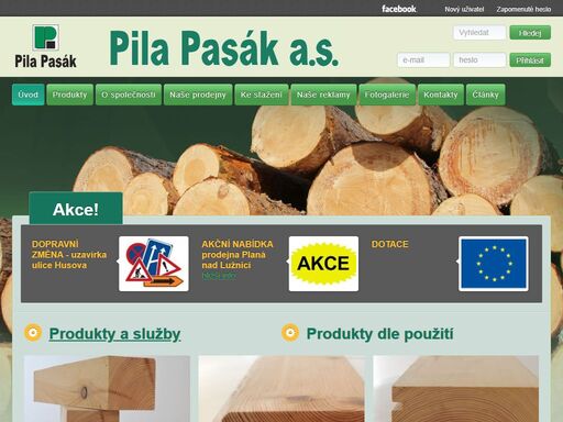 pila pasák prodej stavebního a truhlářského řeziva 