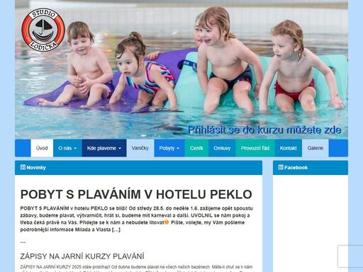 studio lodička je plavecká školička rodinného typu, která vznikla na jaře v roce 2008. s dětmi plaveme již od narození našich nejstarších dětí.