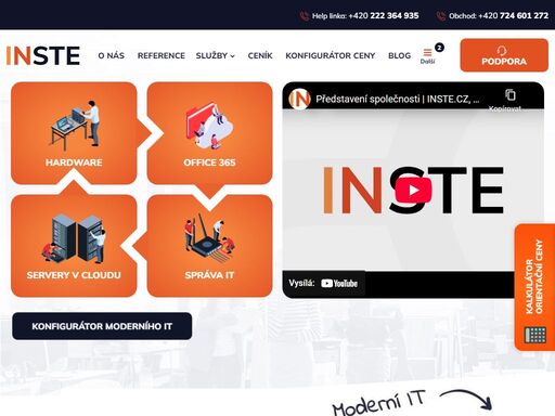 bezproblémové it, chytré cloudové řešení nebo kancelářské balíčky office 365? obraťte se na nás. jsme inste. tým odborníků, který vás nenechá na holičkách.
