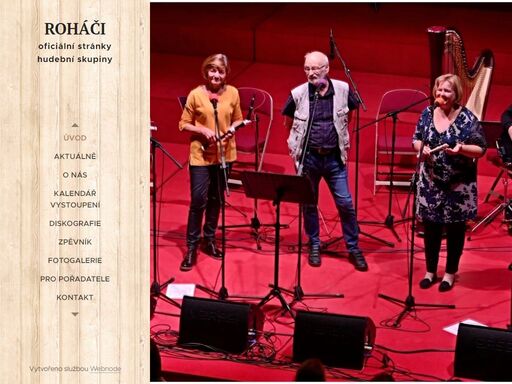vítejte na oficiálních stránkách hudební skupiny roháči