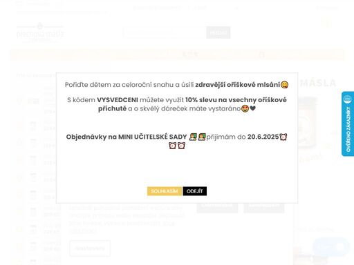 jsem maminka dvou malých rarášků, která pro vás v srdci jižní moravy míchá ochucená oříšková másla. na své si u mě přijdou oříškomilové, čokoholici i milovníci zdravých dobrot. pokud jsi vegan, nevadí, i s tím se počítá. na výběr máš z 15 ochucených ořechových másel a několika variant degustačních sad. kvalita a…