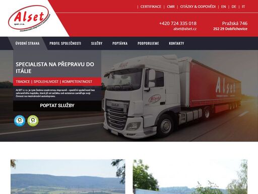 naše společnost poskytuje služby v mezinárodní přepravě rozsáhlým vozovým parkem vlastních vozidel pro silniční nákladní přepravu. naše vozy provádějí přepravu jak celovozových tak i částečných zásilek.