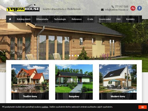 naše firma yellow house s. r. o. sídlí ve městě nová paka a je specialistou na nízkoenergetické domy - dřevostavby. 