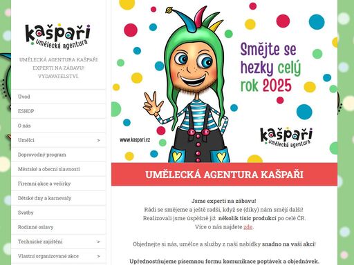 umělecká agentura kašpaři polná vysočina děti program divadlo ohňová show,