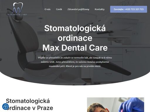 profesionální stomatologická ordinace max dental care s.r.o. ?praha 4 krč ? zkušený stomatolog ? špičkové vybavení ? přijímáme nové pacienty!