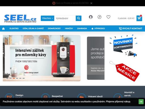 seel.cz, prodej a servis elektro