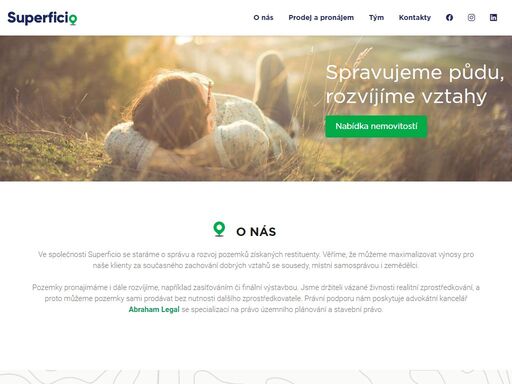 superficio – efektivní správa pozemků restituentů v české republice. zajistíme pronájem, prodej či rozvoj pozemků, a vám ušetříme čas i starosti.