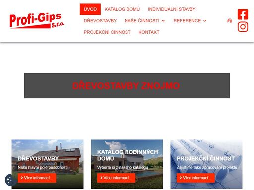 dřevostavby znojmo, profi-gips s.r.o., nový šaldorf