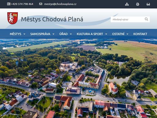 oficiální stránky městyse chodová planá