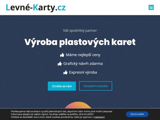 specializujeme se na nízkonákladovou výrobu plastových karet. naše nabídka často překonává konkurenci u karet s personifikací nebo rfid čipy.